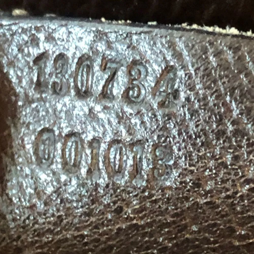 GUCCI GG Monogram Canvas and Brown Leather Accent Top Handles Crossbody Bag - Image 13