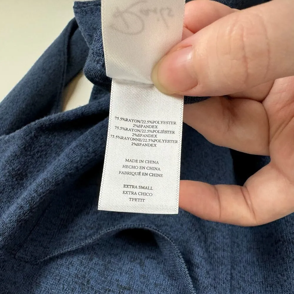 Rails Womens Crewneck Pullover Sweater in Navy Sz XS | Casual Comfy Cozy Soft - Image 7