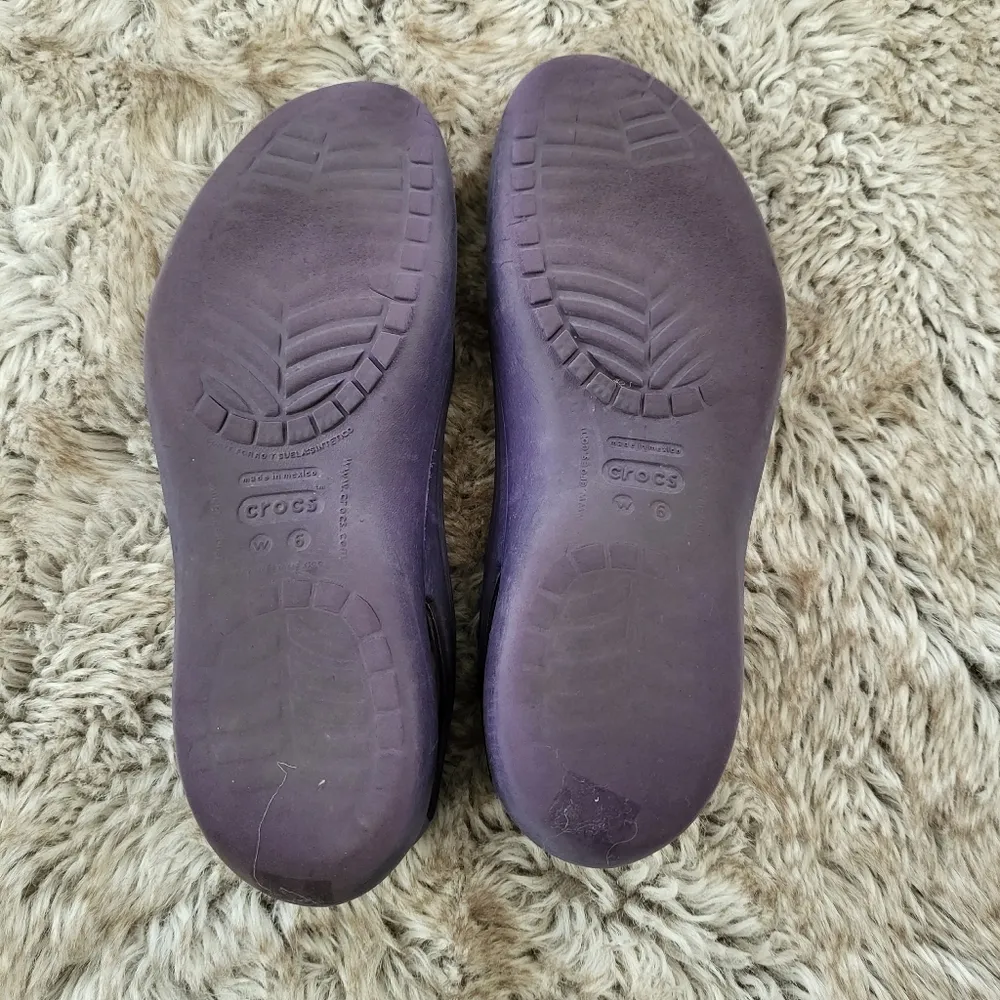 Crocs Kadee Flats Navy & Brown Size 6 - Image 6