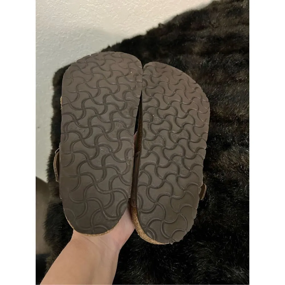 Birkenstock Gizeh Womens Leather Flip Flops Sandals 37 6.5 - Image 5