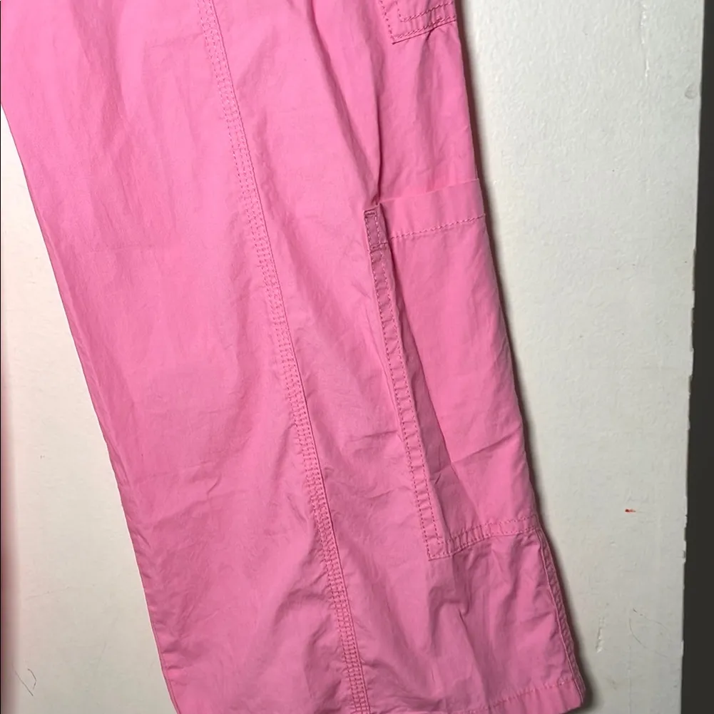 ASOS Petite Pink Cargo Jeans Size 4P - Image 3