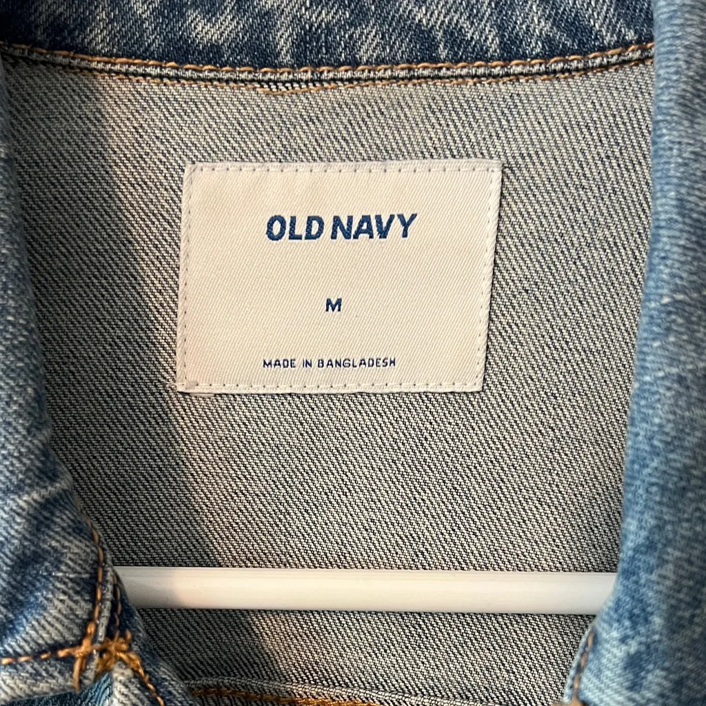 Old Navy Classic Blue Denim Jacket - Image 2