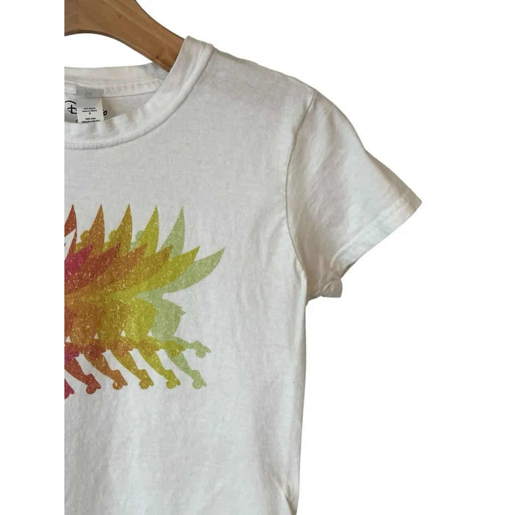 Disney T-Shirt Women's M Tinkerbell 53 Graphic Cotton Tee Short Sleeve Crew Neck - Image 3