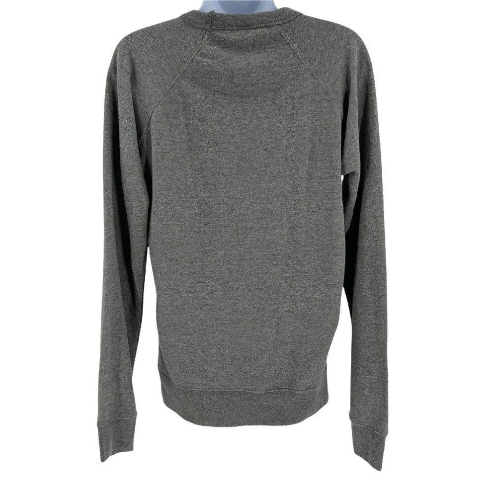 Soffe Not So Basic Graphic Long Sleeve Sweatshirt Pullover Small Grey - Image 34