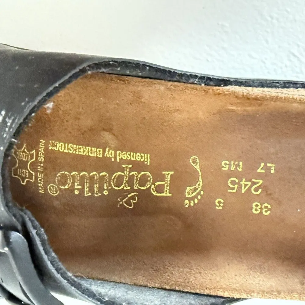 Birkenstock Arizona Sandal Habana black Oiled Leather size 8  genuine spain‎ - Image 2