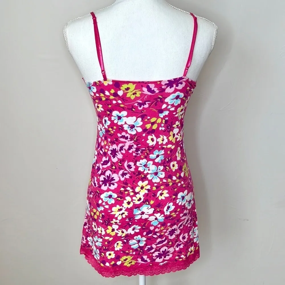 Old Navy Y2K Floral Cotton Slip Dress - Image 3