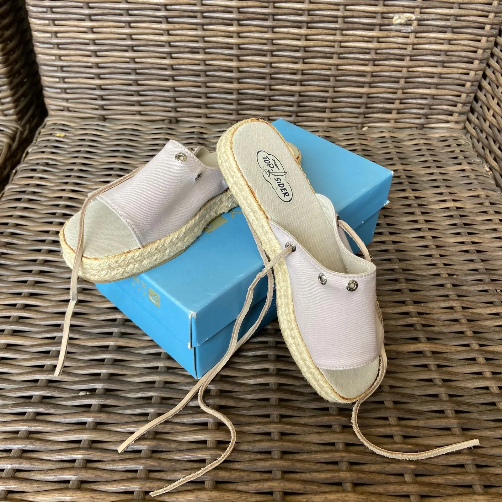 Sperry Womens Sandals Size 7M 7 M Boat House‎ Rope Slide Shoes NEW in Box - Image 5