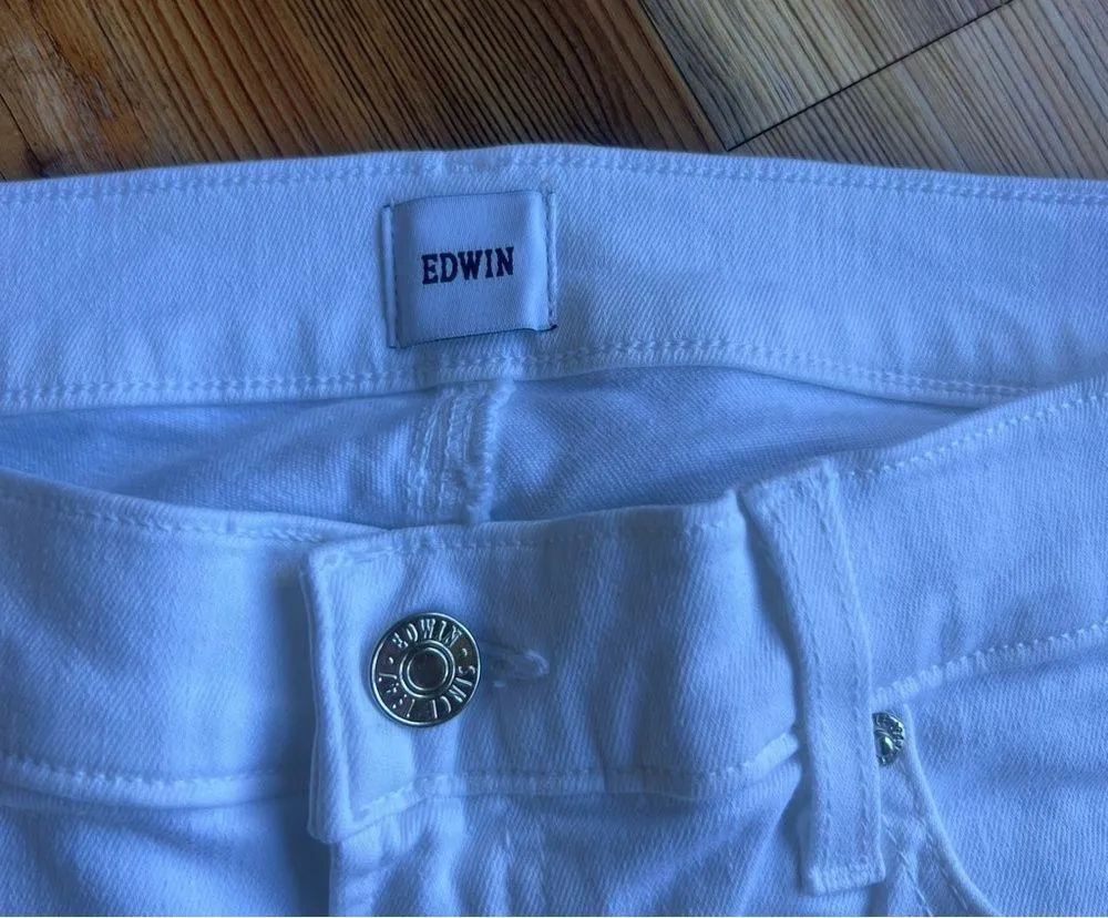 Edwin Endurance Bree Optic White Jeans Size 32 SKU#B24108 - Image 5