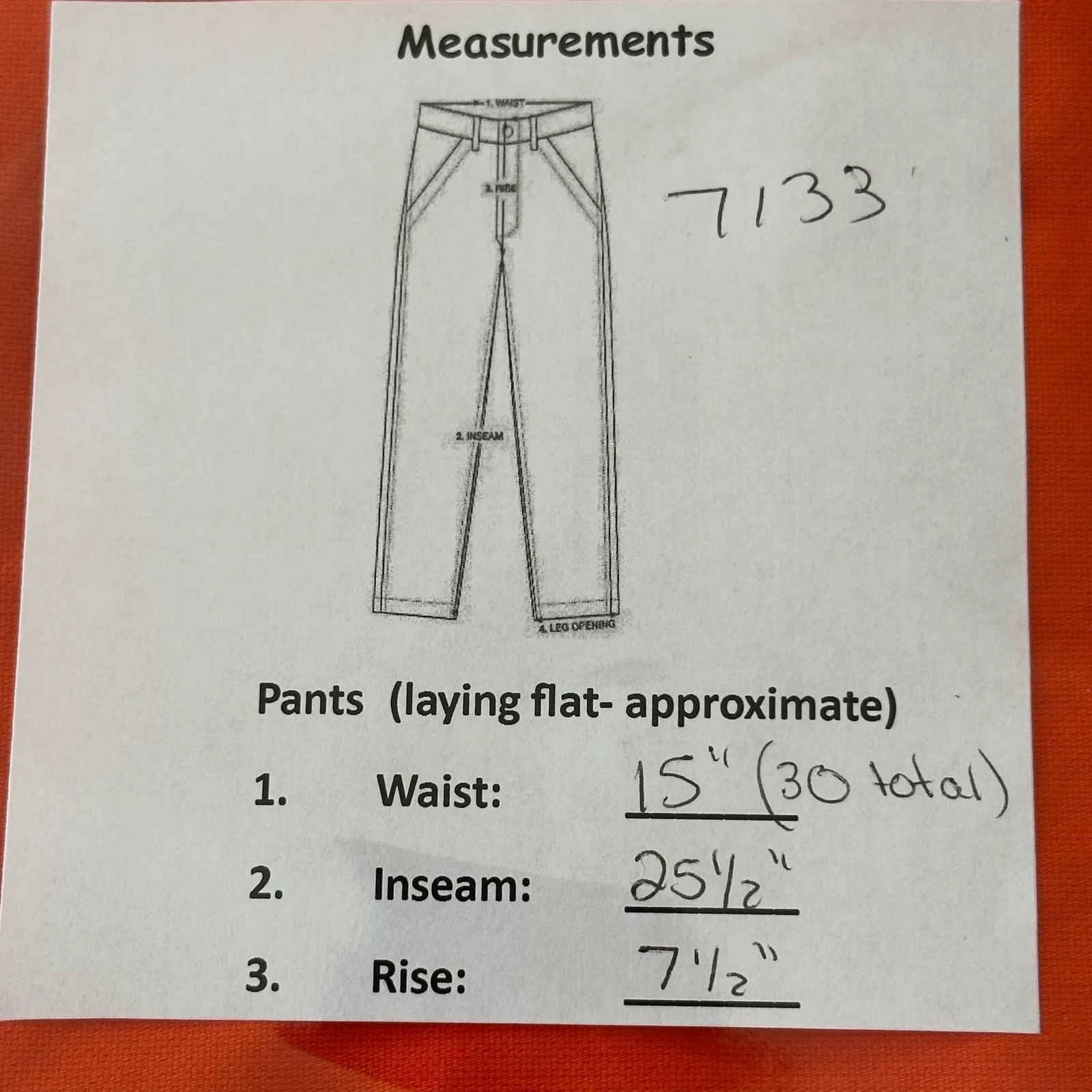 J. Crew City Fit Orange Cotton Blend Stretch Cropped Pants Women's Size 0 - Image 5