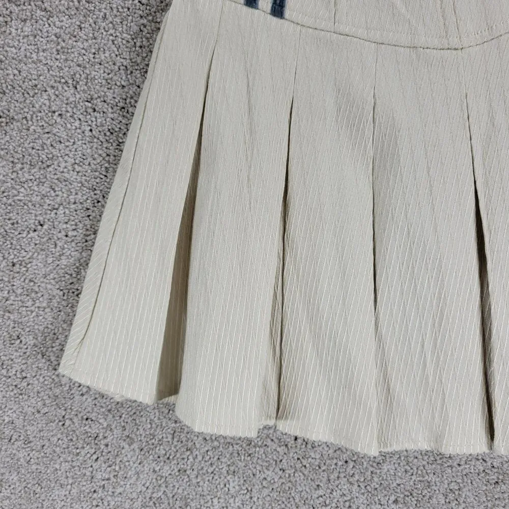 Aelfric Eden Pleated Tennis Skirt Womens S Beige Jabera Marao Lined Skort New - Image 8