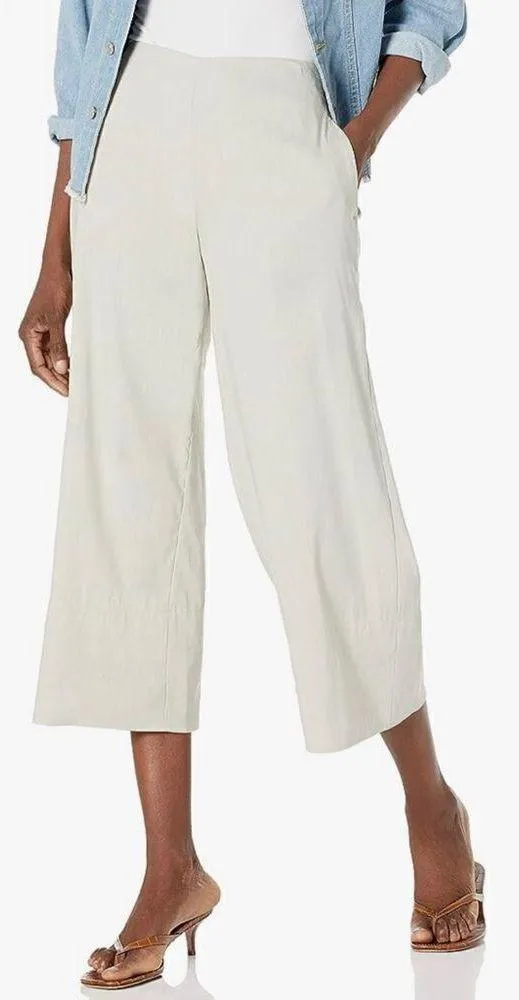 Vince Women's Linen Crop Wide Pant new size 18 - Image 8