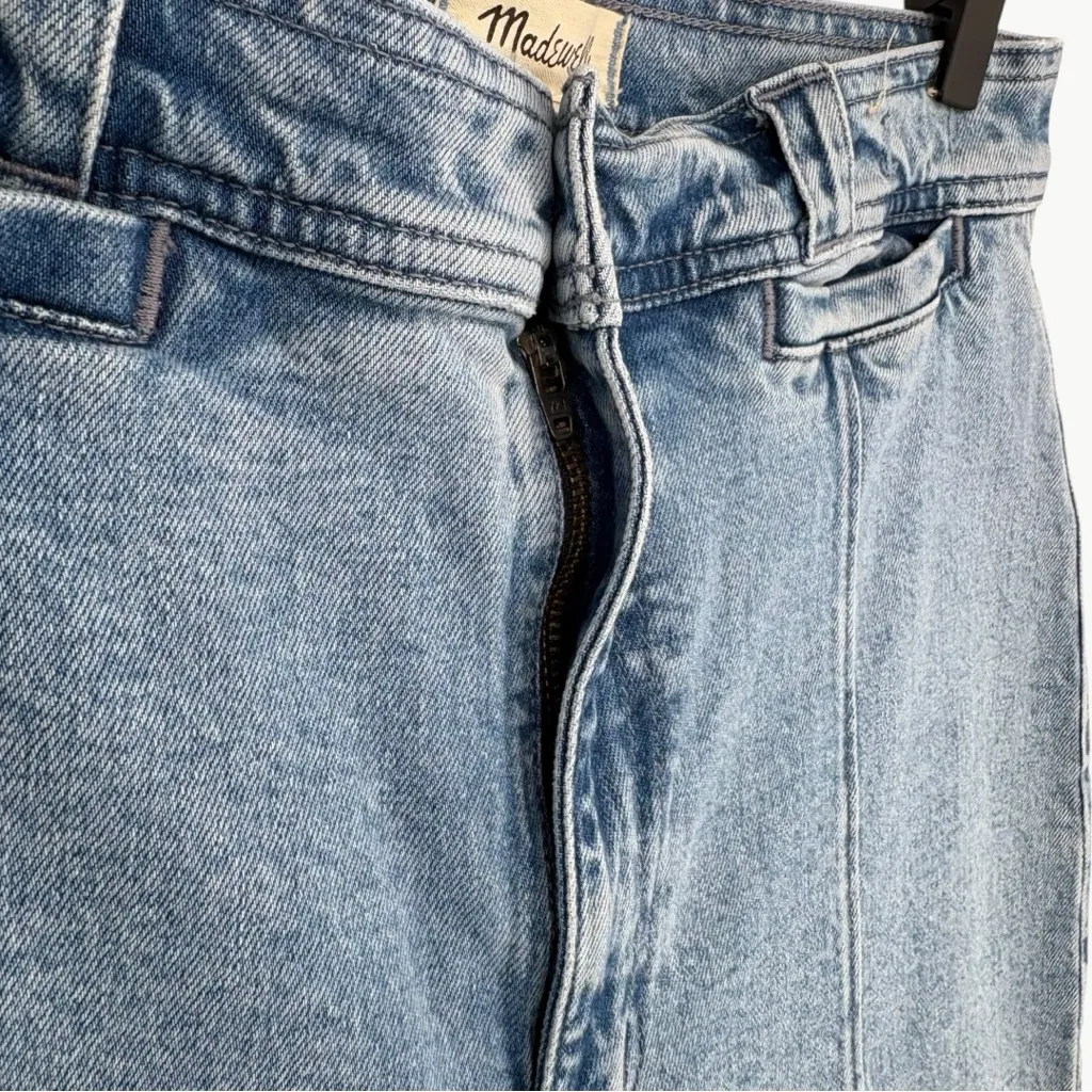 Madewell The Perfect Vintage Wide-Leg Front Seam Jean | Sz 28 | Paradelle Wash - Image 7