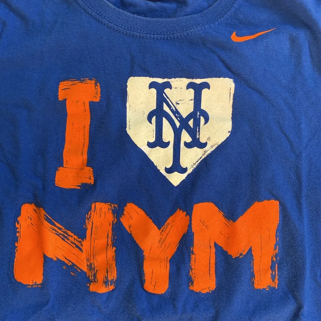NY Mets Nike Slim Fit Short Sleeve T-Shirt - Image 2