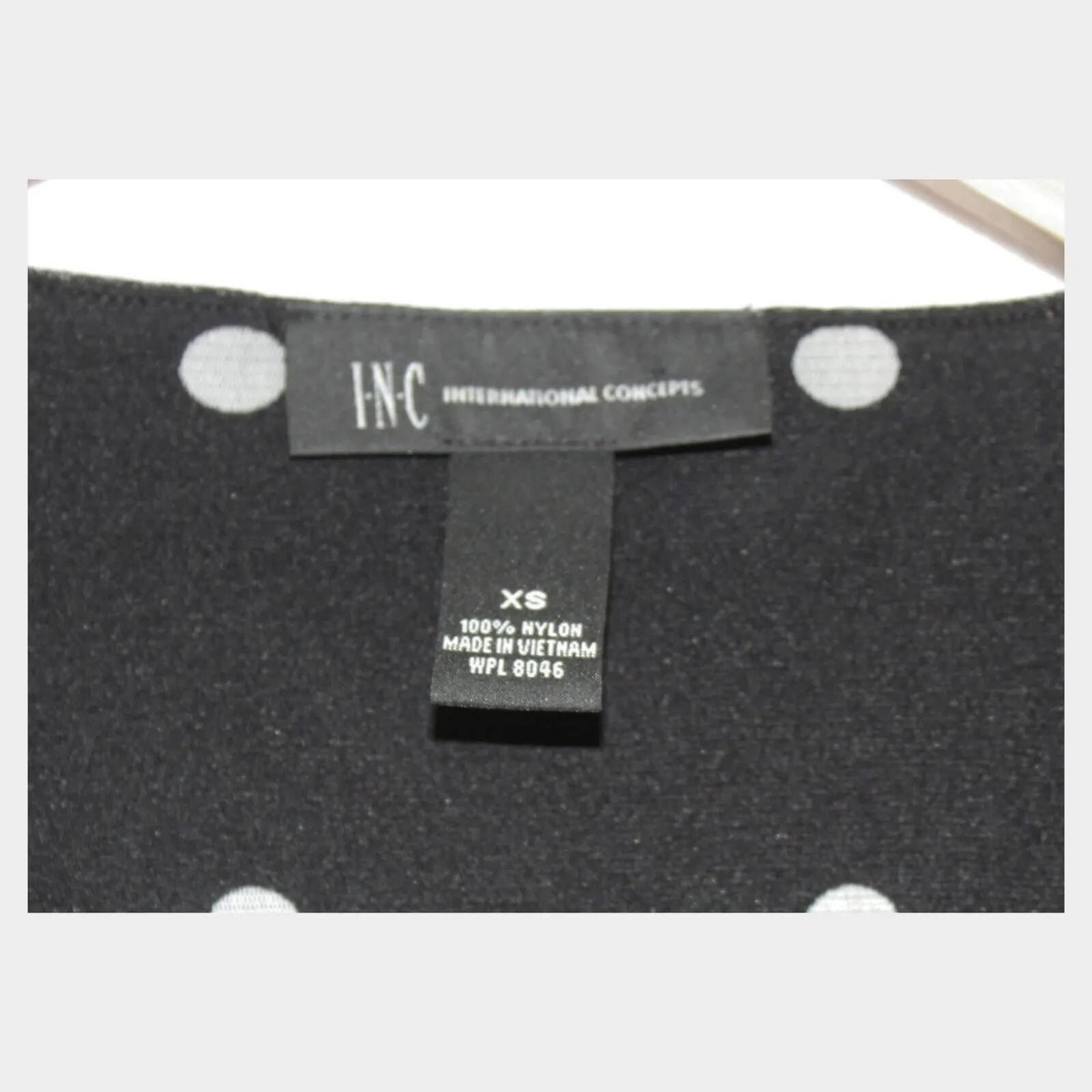 INC International Concepts Top‎ Y2K Sz XS Cold Shoulder Whimsigoth Office Career Black - Image 4