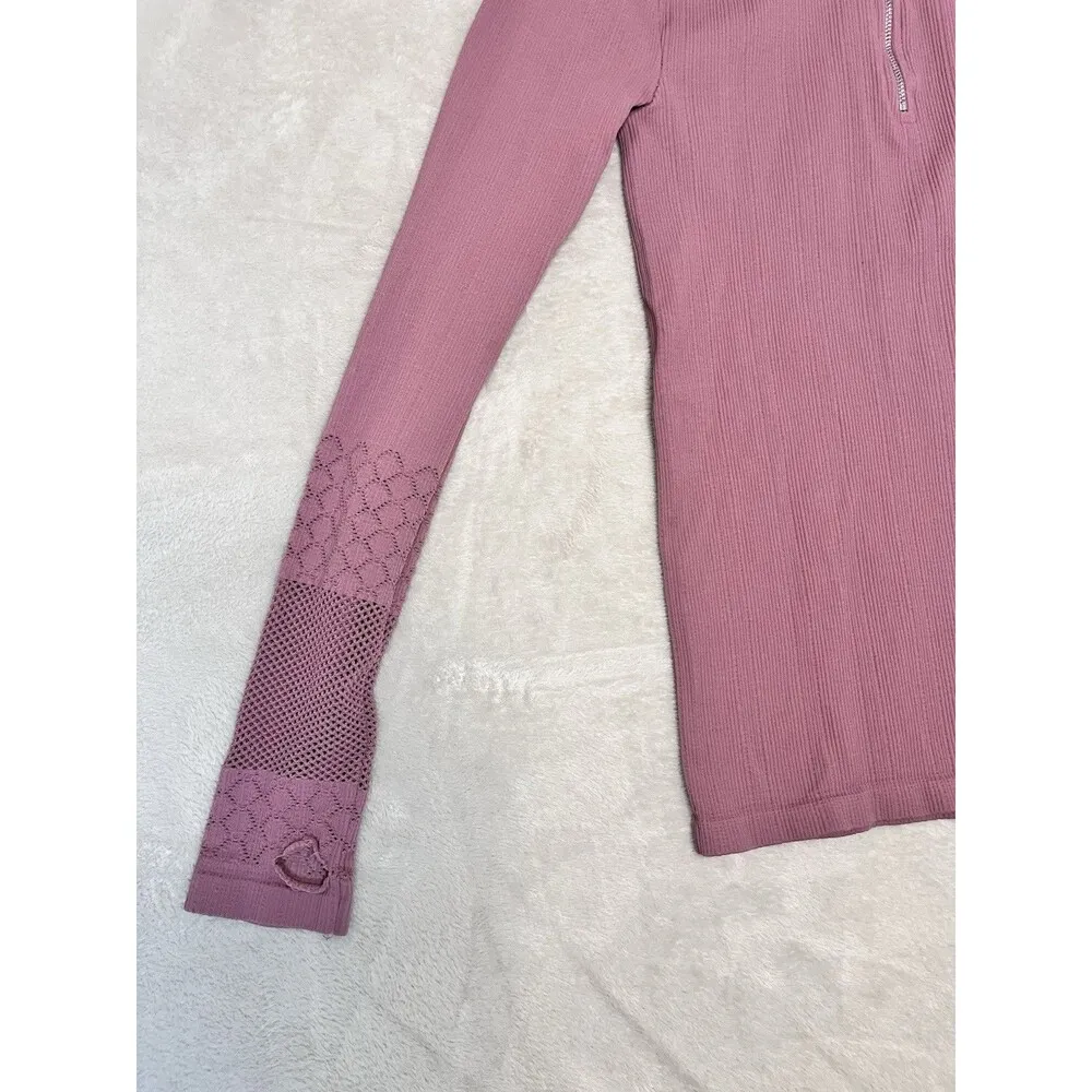 Free People FP Movement Top Workout Raspberry Pink M/L Preppy Workout Gorpcore - Image 5