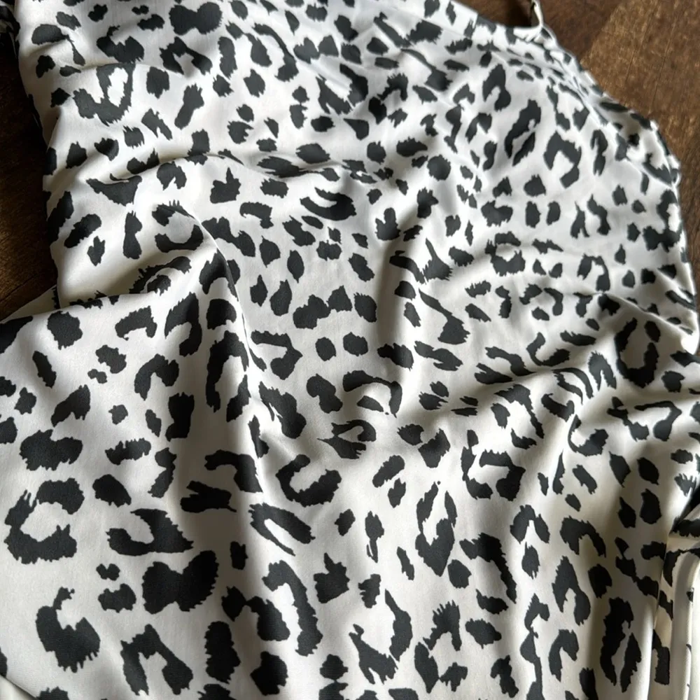 Aerie Animal Print Cheetah One Piece Swimsuit with open back - Image 6