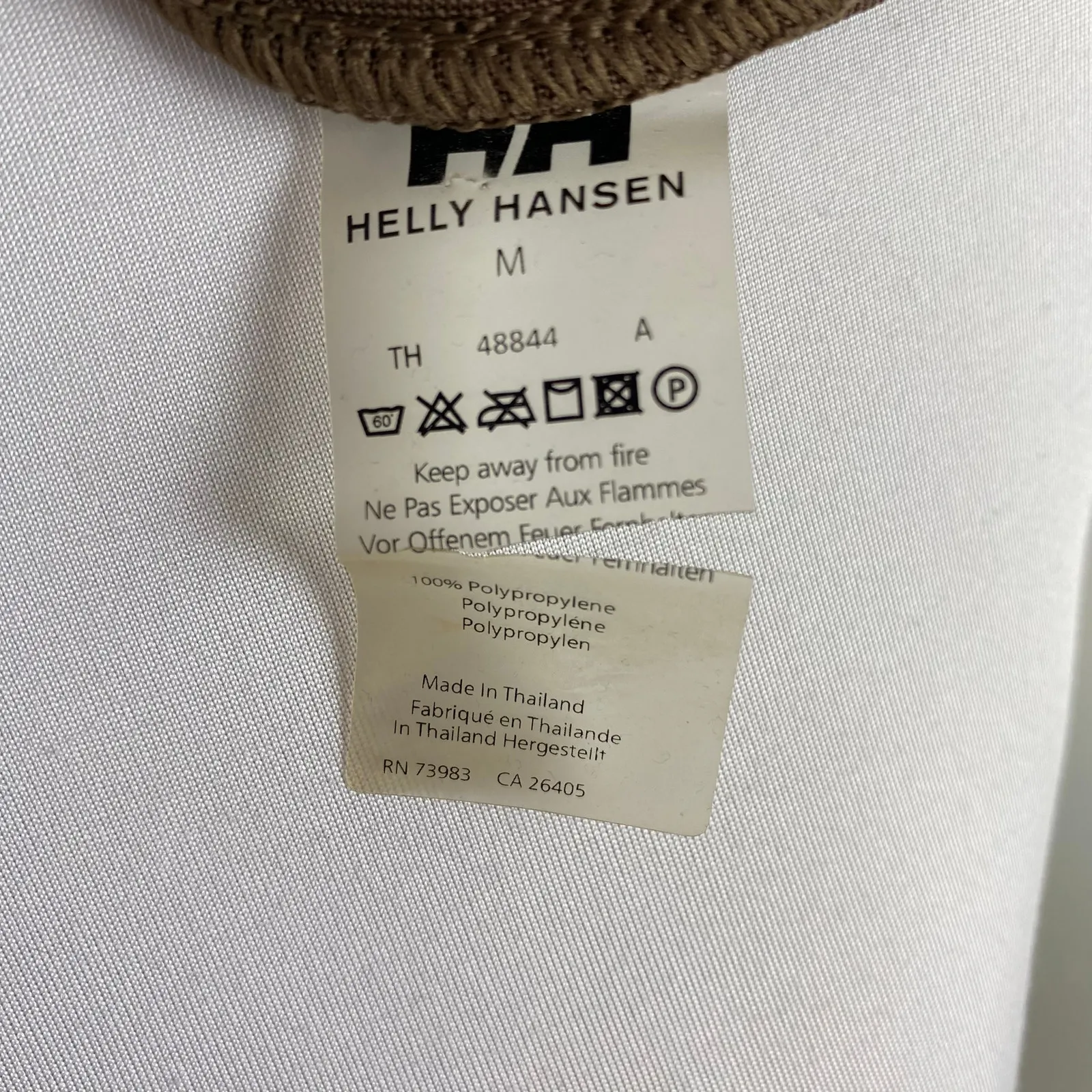 Helly Hansen  Brown Quarter-Zip Performance Base Layer Pullover Top Medium - Image 6