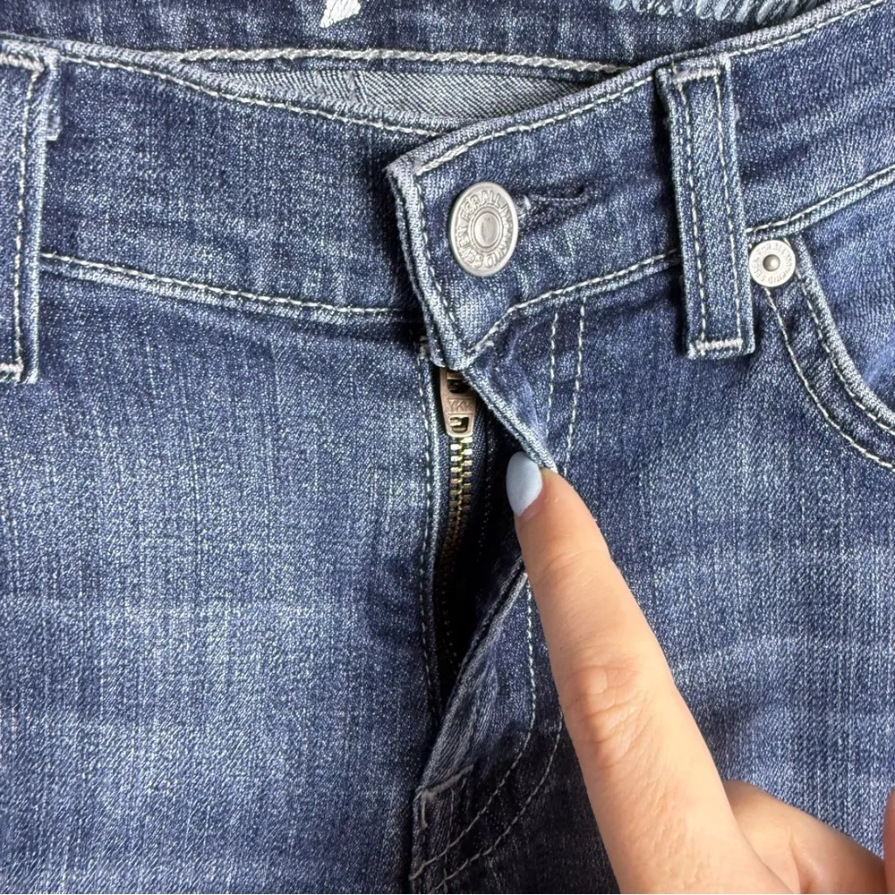 7 For All Mankind Jeans Womens Roxanne Skinny Blue Pants Denim Medium Wash 27 - Image 5