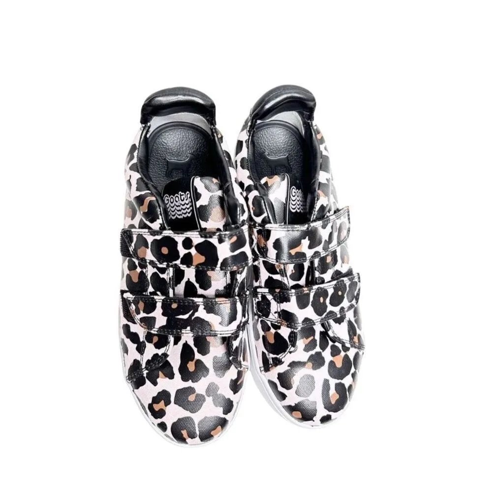 GOATS Sneakers Size 6.5 Cheetah Print Pink Black Platform Lace Up Shoes - Image 3