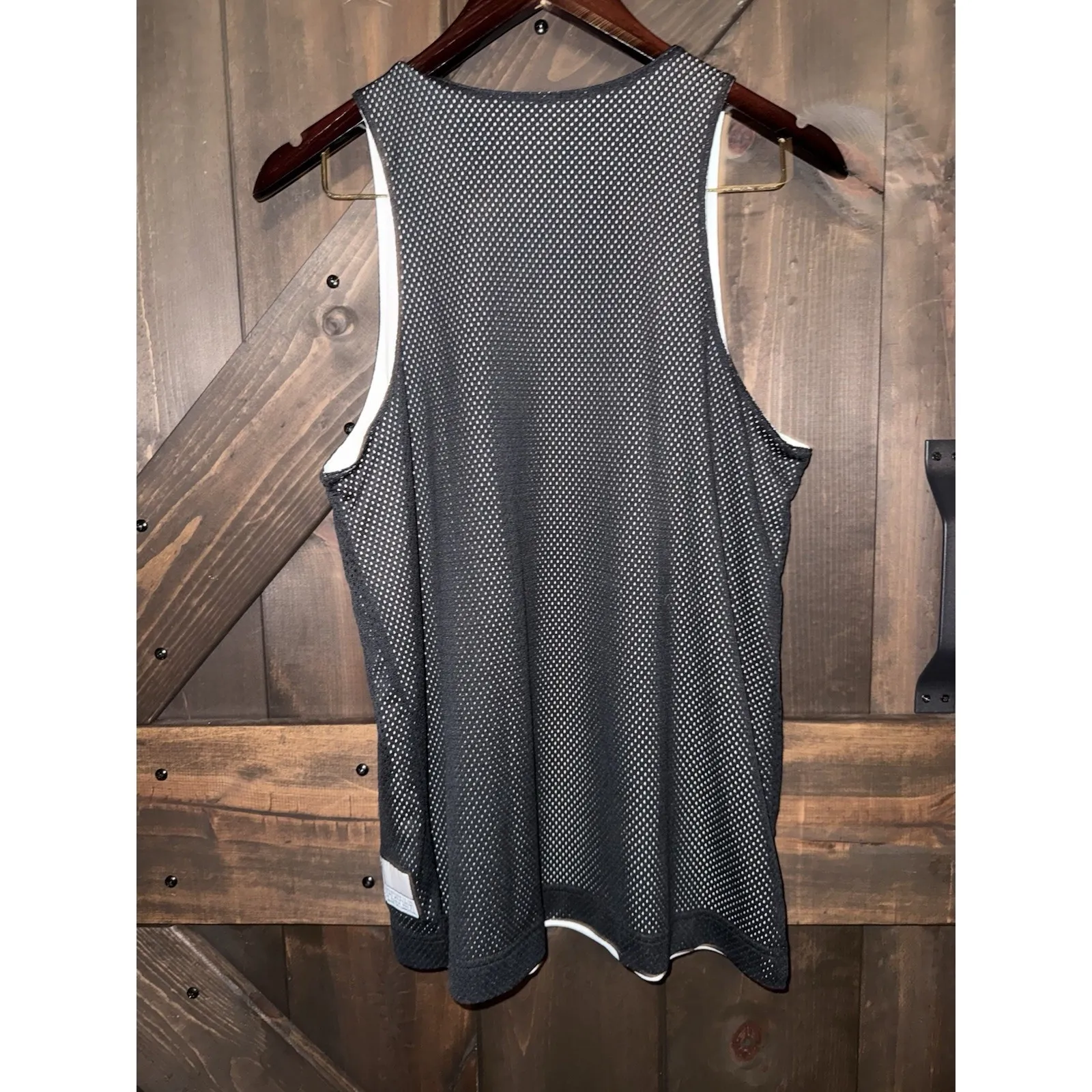 Nike Swoosh Fly Reversible Basketball Black White Jersey Womens Sz‎ Medium M - Image 3