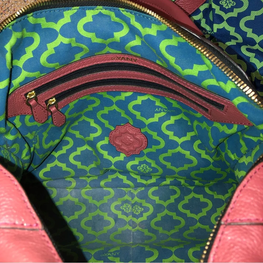 orYANY Dusty Rosy Tumbled Leather Top Handle Crossbody Strap Satchel - Image 13