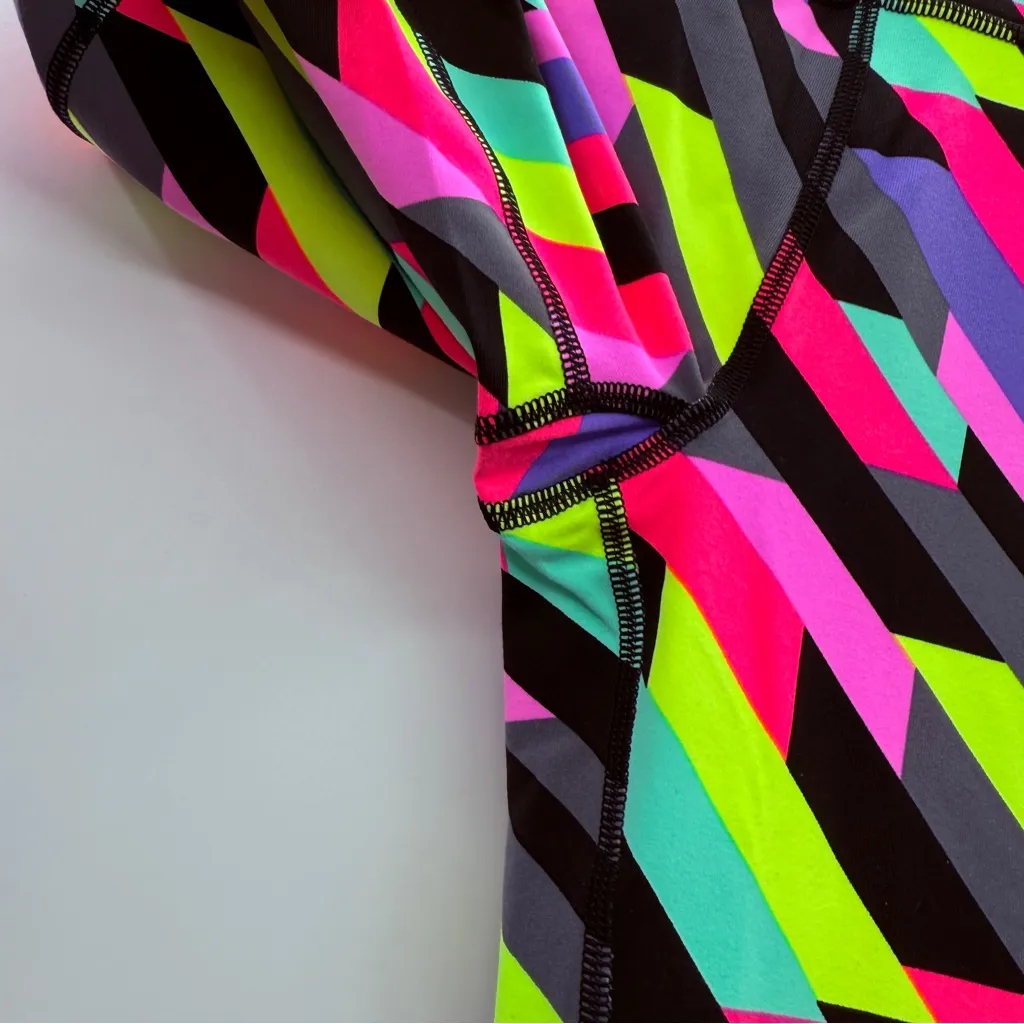 Victoria Secret‎ Sport Knockout Multicolor Printed High Rise Leggings Sz L NEW - Image 4