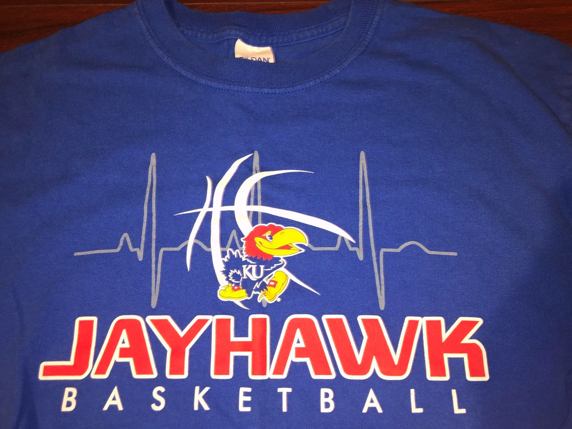 Gildan Kansas Jayhawks Longsleeve - Image 2