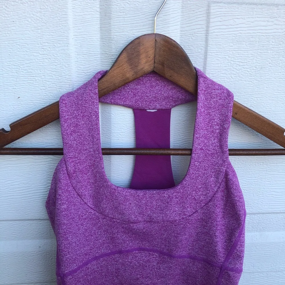 Lululemon Women’s Tank Scoop Neck Top Ultra Violet Athletic 4 - Image 4