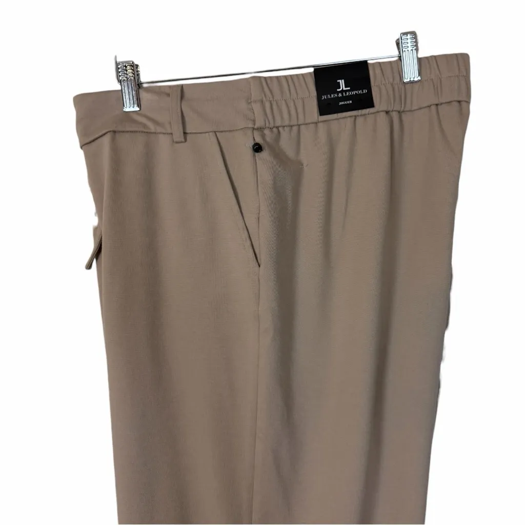 Jules & Leopold Pull On Jogger Pants Tan Drawstring Pockets Women’s Size 1X New - Image 7