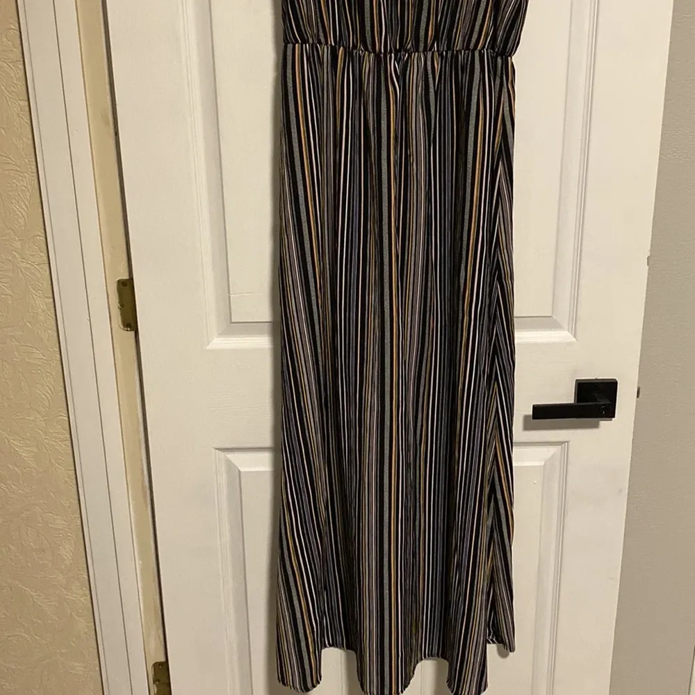 XHILARATION long striped dress open back - Image 3