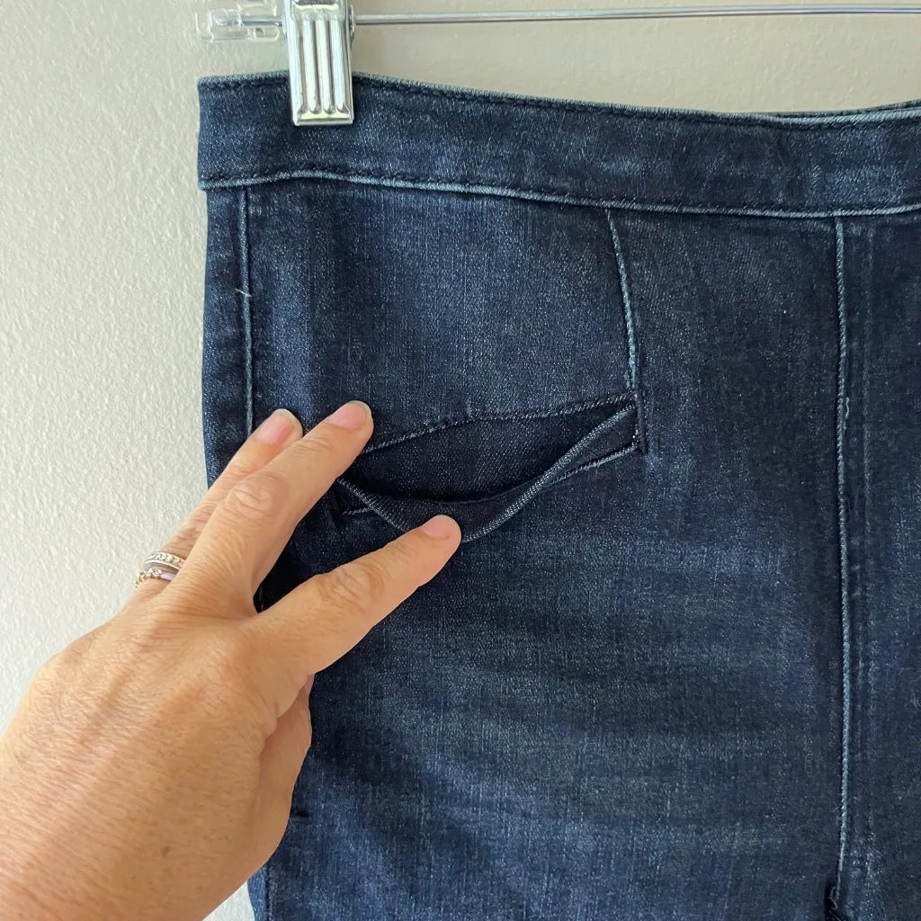 Anthropologie Pilcro Sz 27 Denim Jeggings Mid Rise Jeans‎ Capri Pants - Image 7