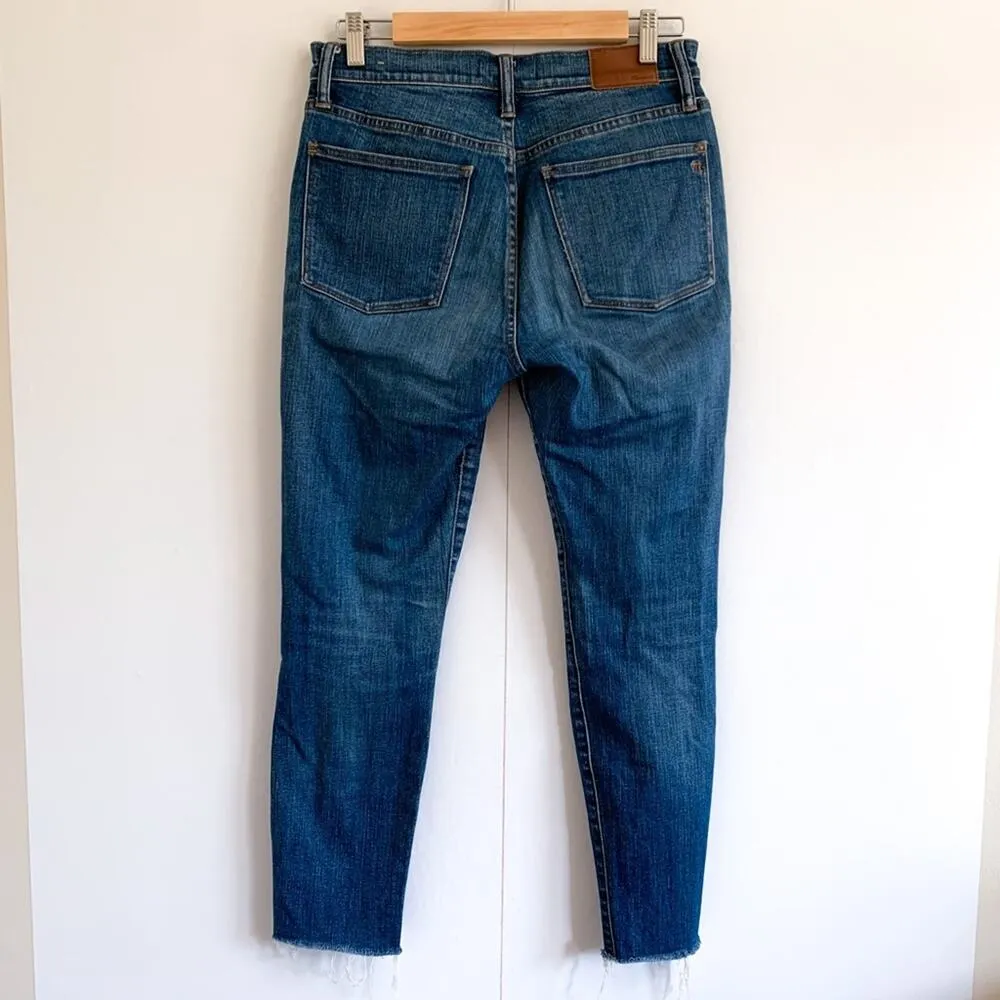 MADEWELL 9" High-Rise Skinny Crop Jeans in Bruce Wash - Image 6