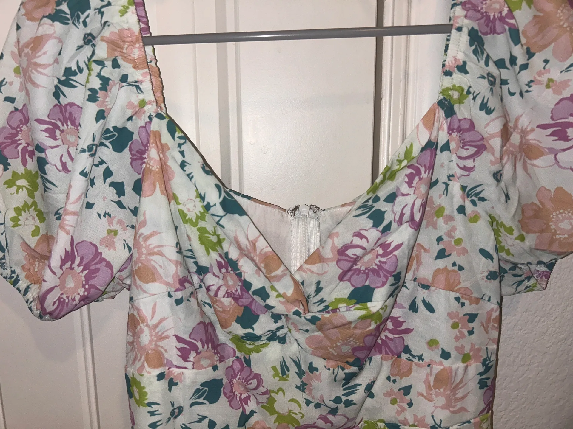 Floral Mini Dress - Image 3