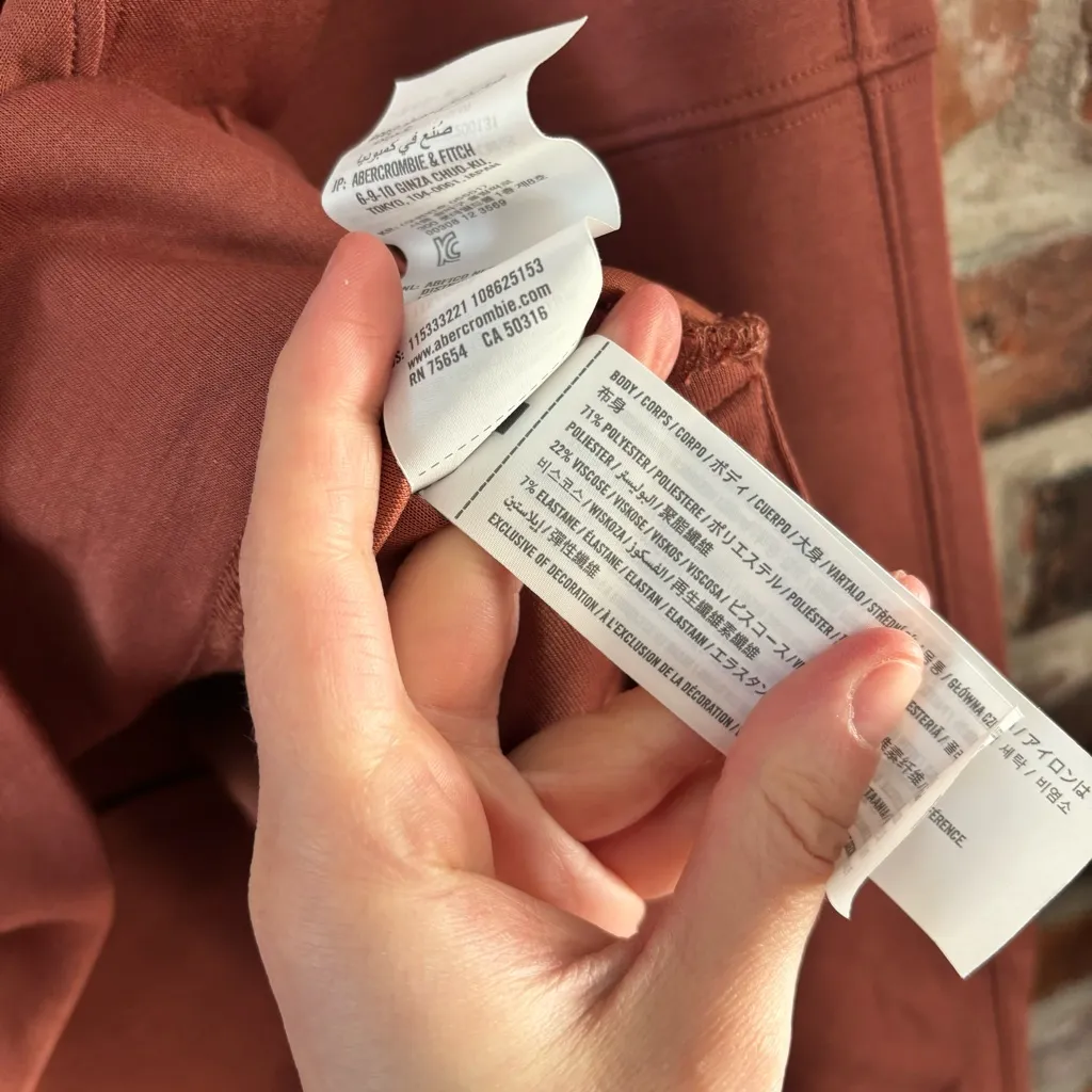 Abercrombie YPB Cropped Hoodie Sweatshirt NWT, M - Image 7