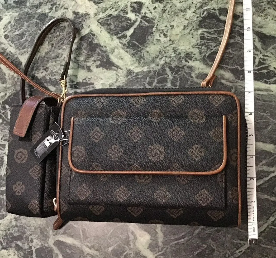 Organizer Purse With Glasses Holder Brown - Image 2