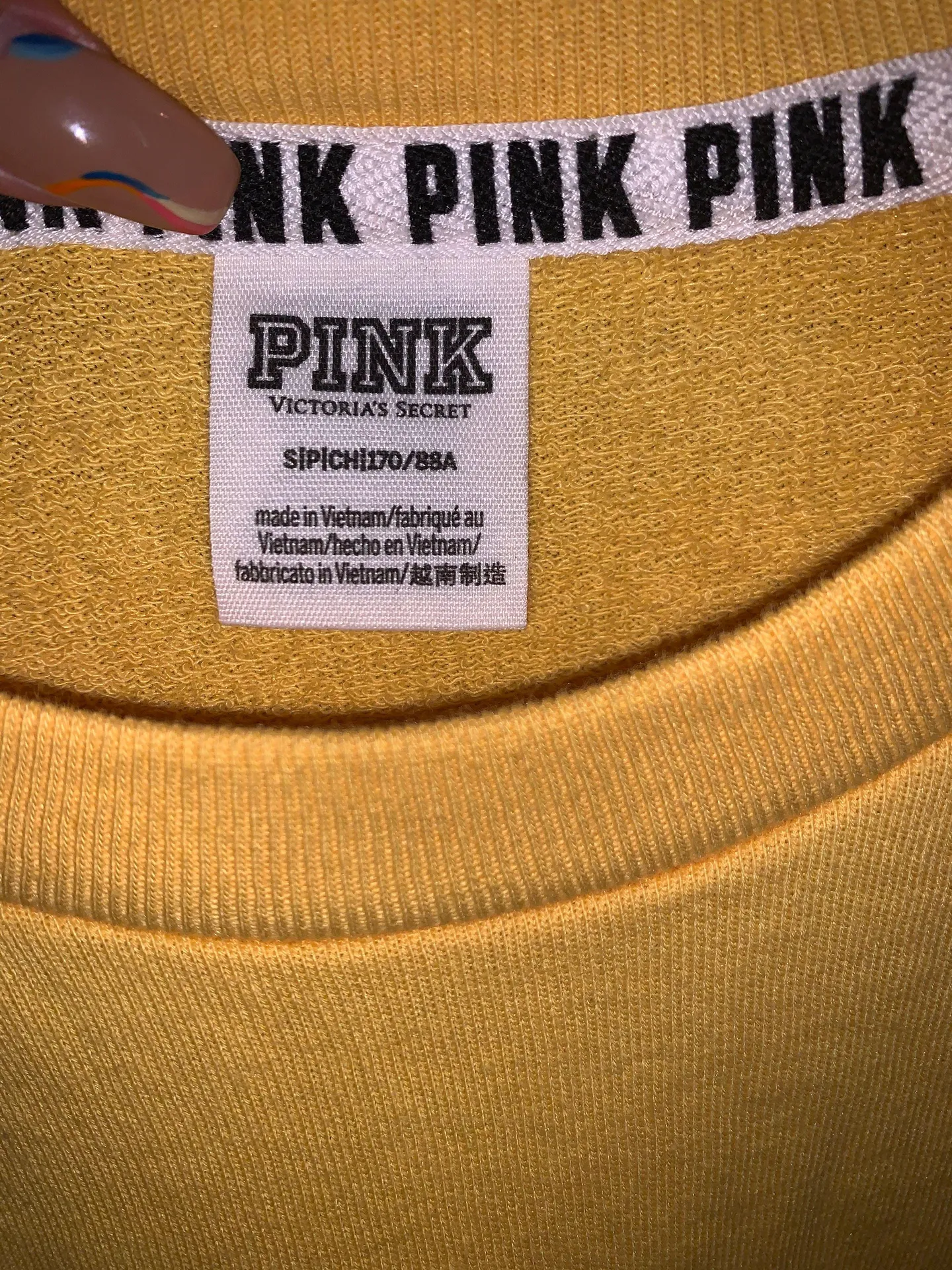 Victoria’s Secret PINK Cropped Sweatshirt  - Image 4