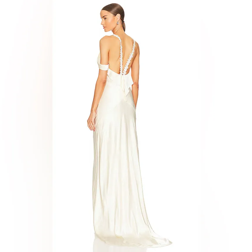 For Love & Lemons Pearl Bridal Dress in Ivory - Image 2