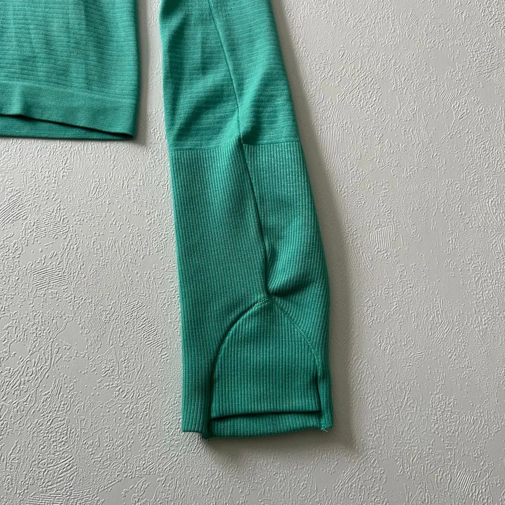 Lululemon Swiftly Tech Long Sleeve 2.0 Green Teal | Size 8 | Lightweight Seamles - Image 8