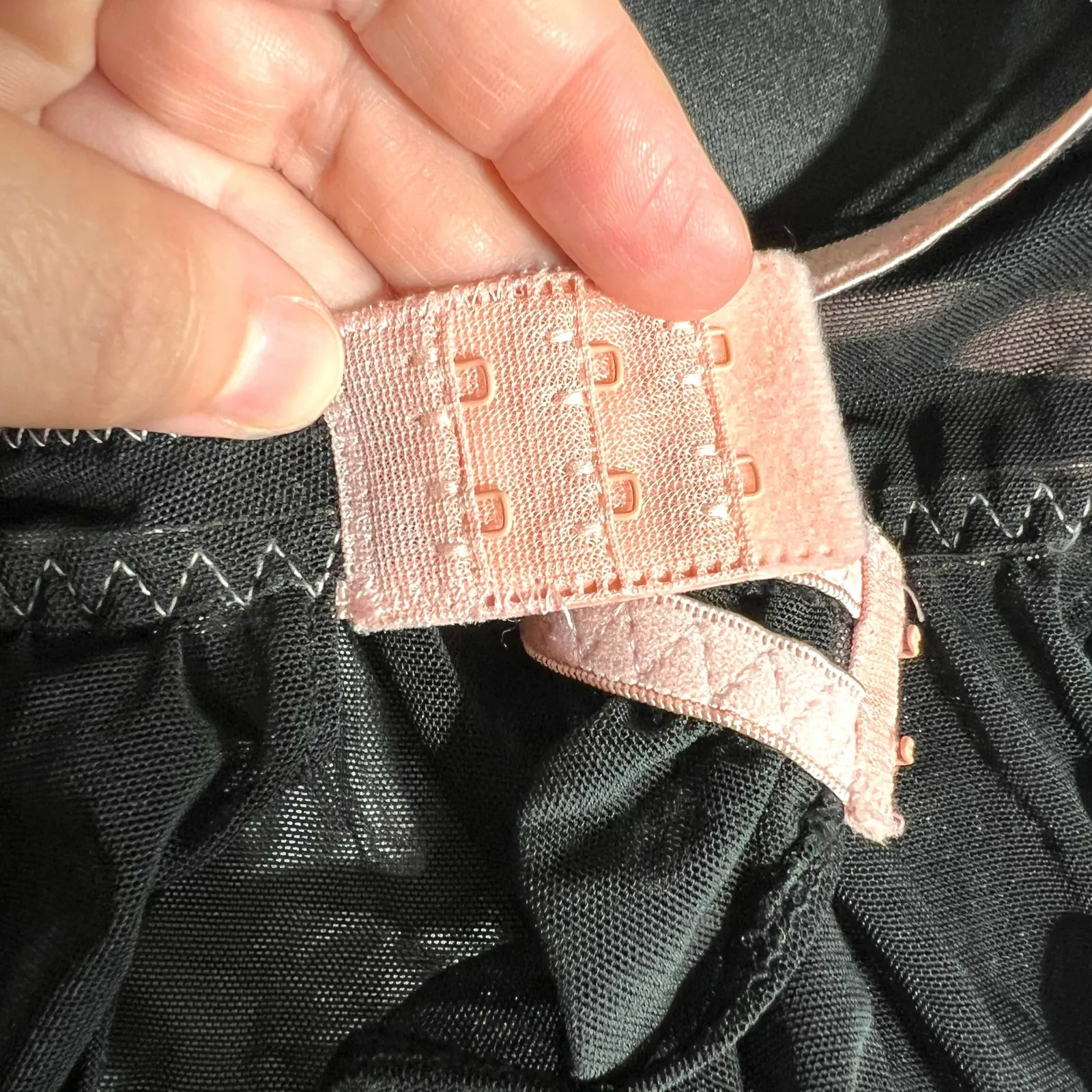 Marilyn Monroe Womens Negligee Lingerie Nightie Chemise Underwire Black Pink XL - Image 10