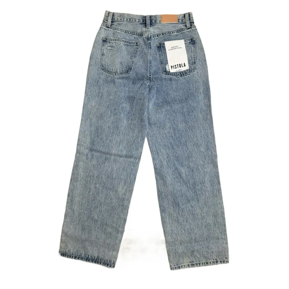 Pistola Women’s Blue 26 Bobbie Ankle High‎ Rise Wide Leg $178.00 - Image 3