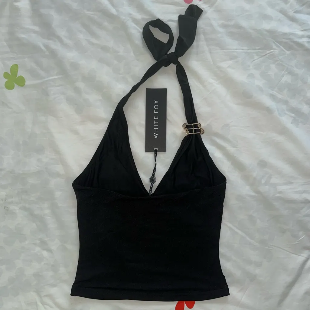 White Fox Broken Hearted Halter Top - Image 5