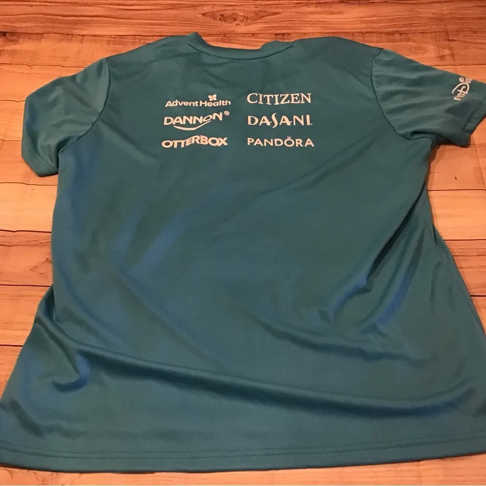 Rundisney princess virtual 5k little mermaid 2021 race shirt woman’s XL - Image 7