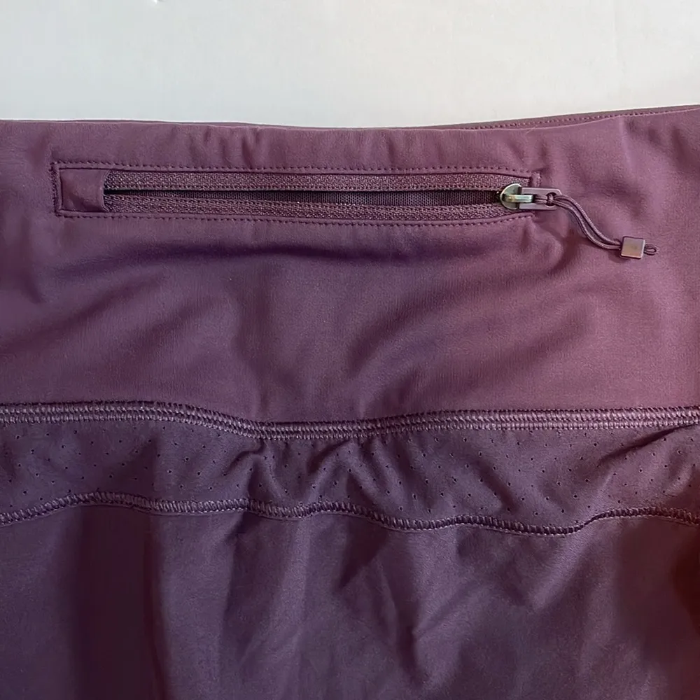 ATHLETA Run With It Skort 14.5” Tennis Running Pickleball Agate Purple Size XL - Image 10