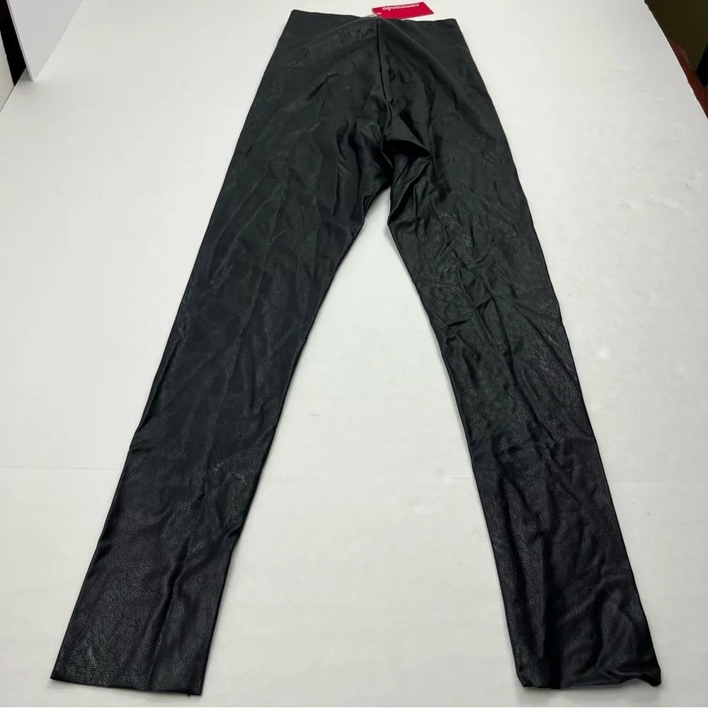 Commando Perfect Control High Rise Women SZ Small Black Faux Leather Legging NEW - Image 9