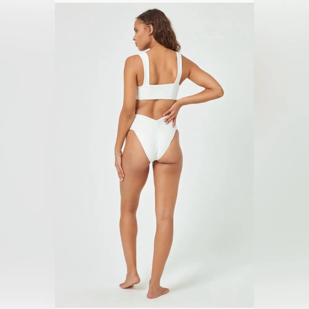L*Space Marlee Bikini Top, Size Small, Cream, $110 - Image 4