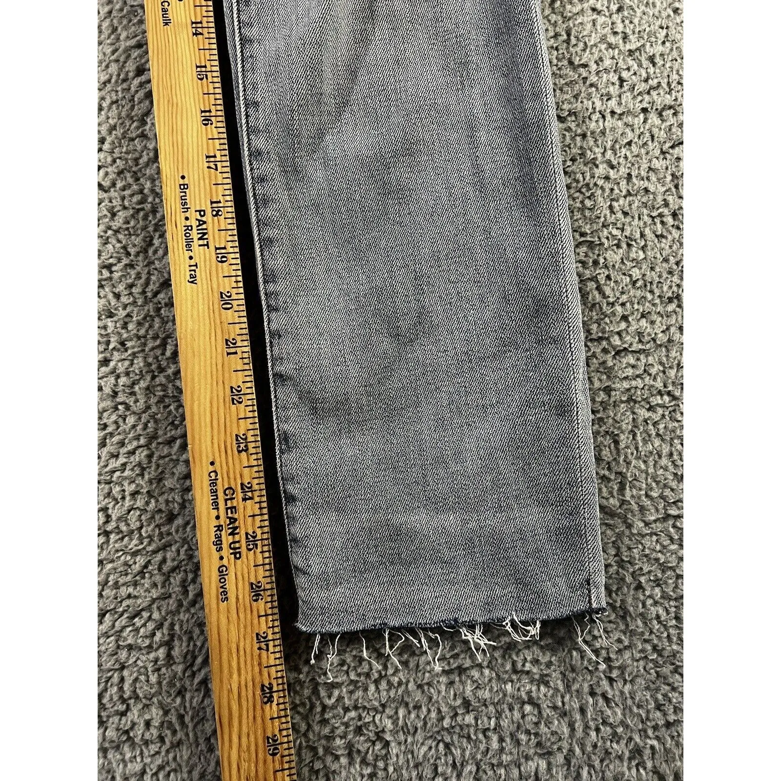 Kut From The Kloth Jeans Women 2 Straight Leg High Rise Fringe Ankle‎ Festival - Image 6