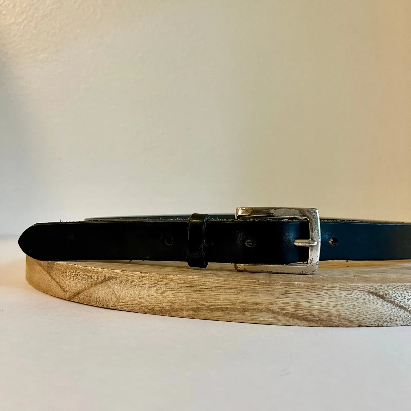 Eddie Bauer USA Made Genuine Italian Leather Worn in Unisex Belt Size XL - Image 2