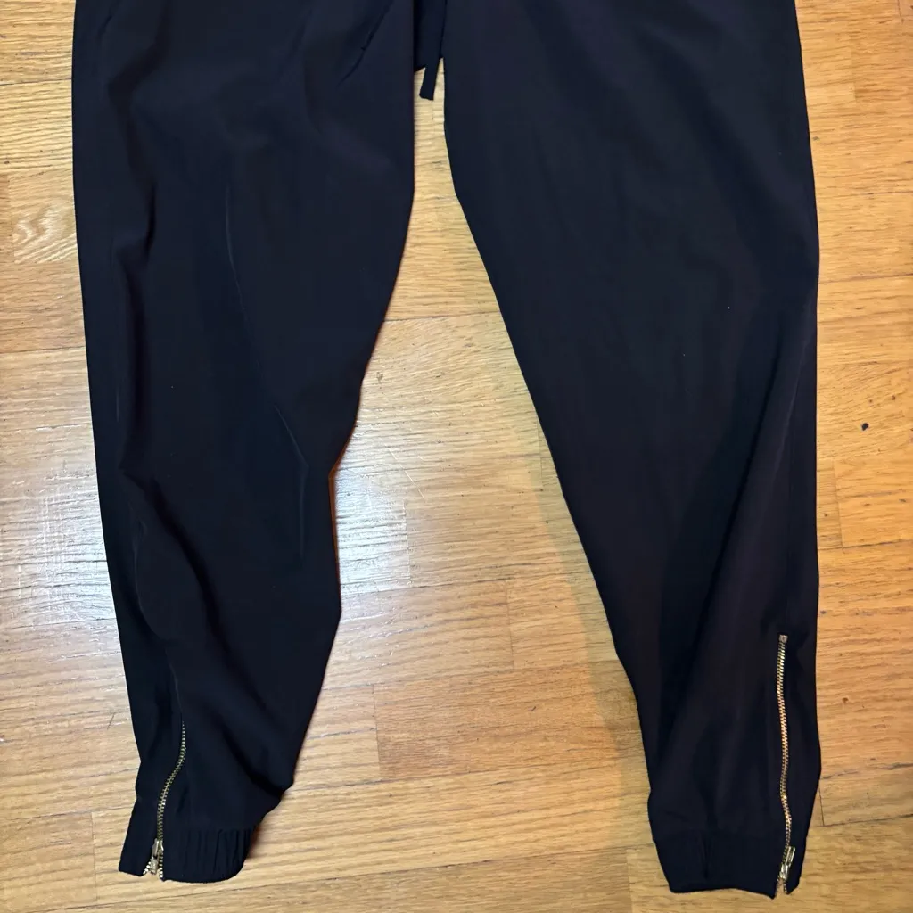 Albion Jetsetters Minimalist Outdoor Hiking Preppy Gold Ankle Zipper Joggers M - Image 6