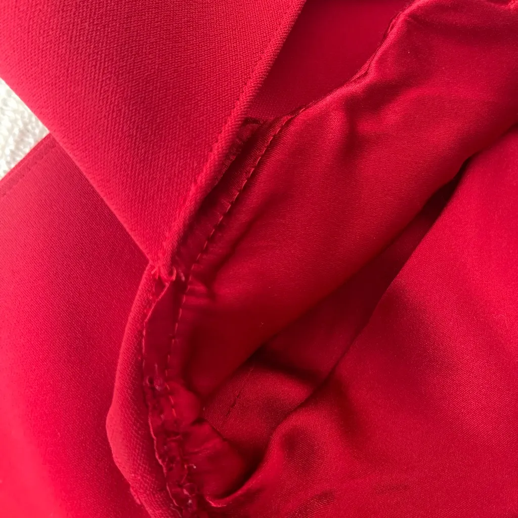 Jay AHR Off The Shoulder Formal Mini‎ Dress Red Size 4 - Image 7