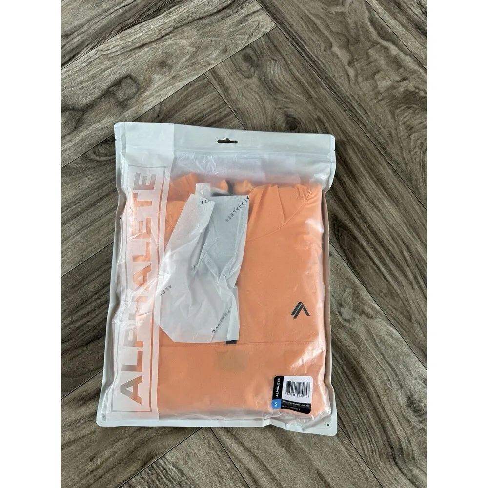 Alphalete  Women’s EXP Tech Windbreaker- Electric Peach , Size Small - Image 11